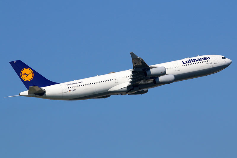 Airbus A340 von Lufthansa